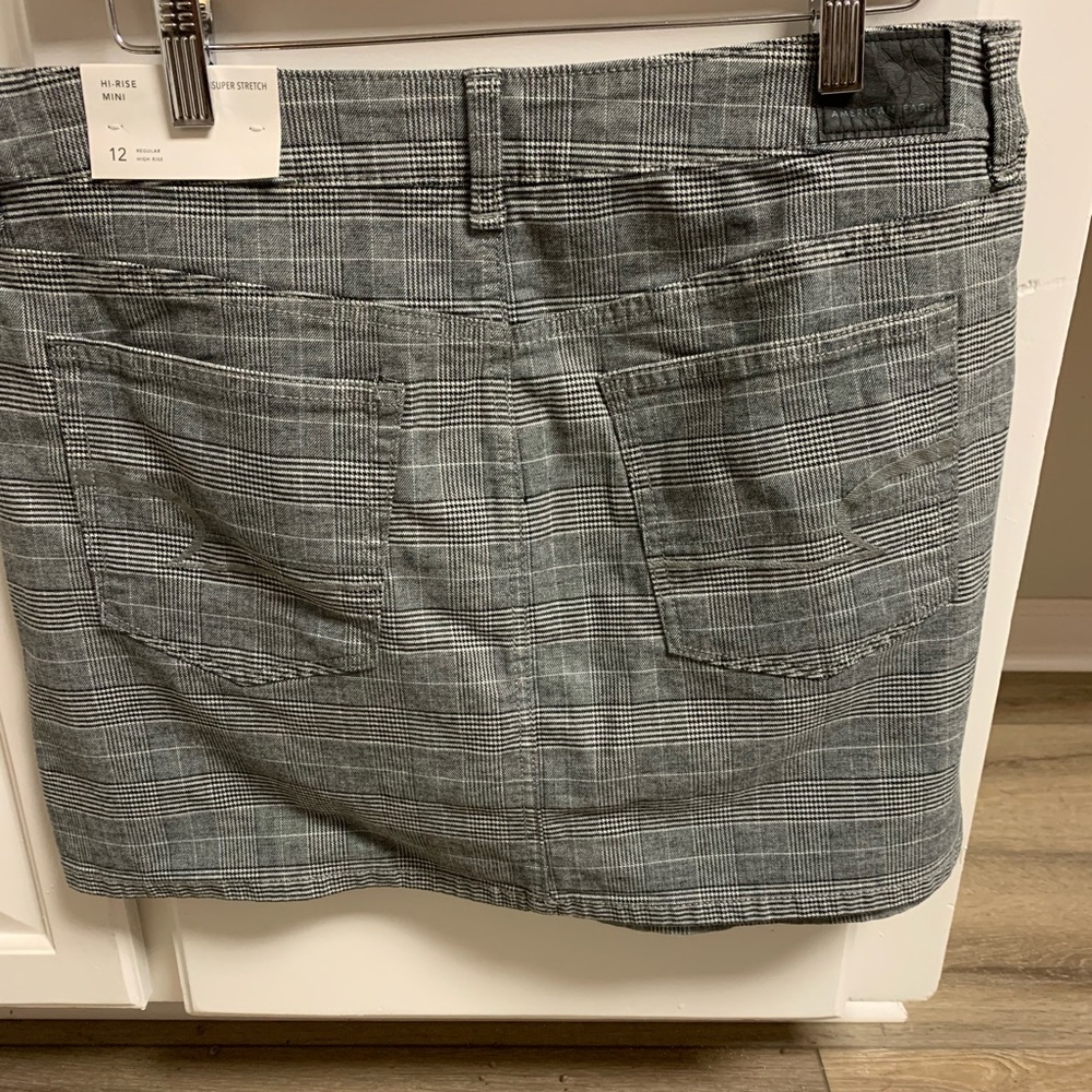 American Eagle super stretch high rise plaid mini skirt - Picture 5 of 5